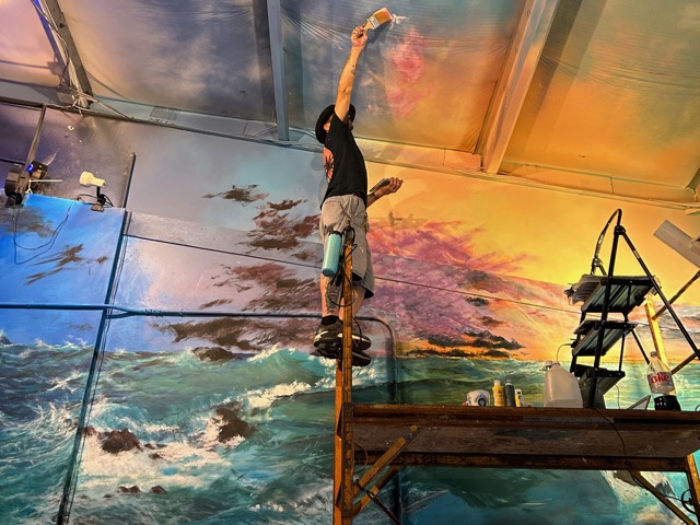 David Reaching